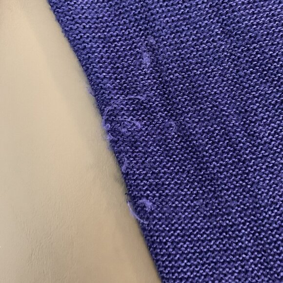 Chicos Womens 1 M Cardigan Sweater Open Front Spring Casual Office Blue Rayon - Picture 6 of 12